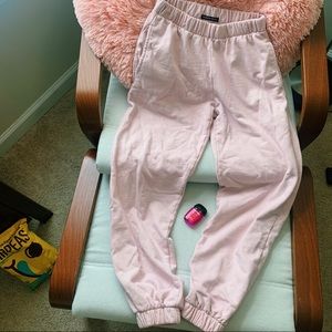 Brandy Melville Rosa Sweatpants Light Pastel Pink